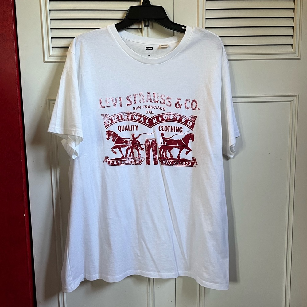 Levi’s Short Sleeve Tee White Sz XXL